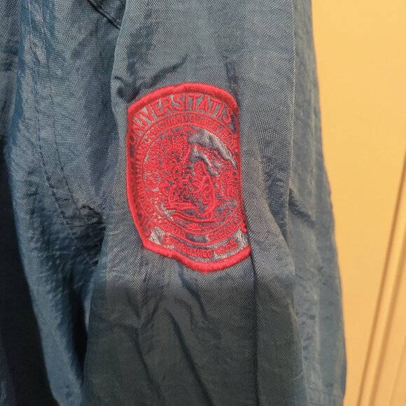 VTG Pro Player XL KU Kansas University Jayhawks Windbreaker Jacket Retro 90s - Picture 5 of 8